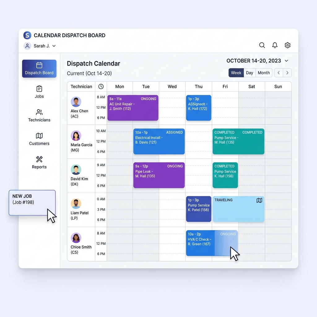 Smart Dispatch Board Feature Overview Smart Dispatch Board Feature