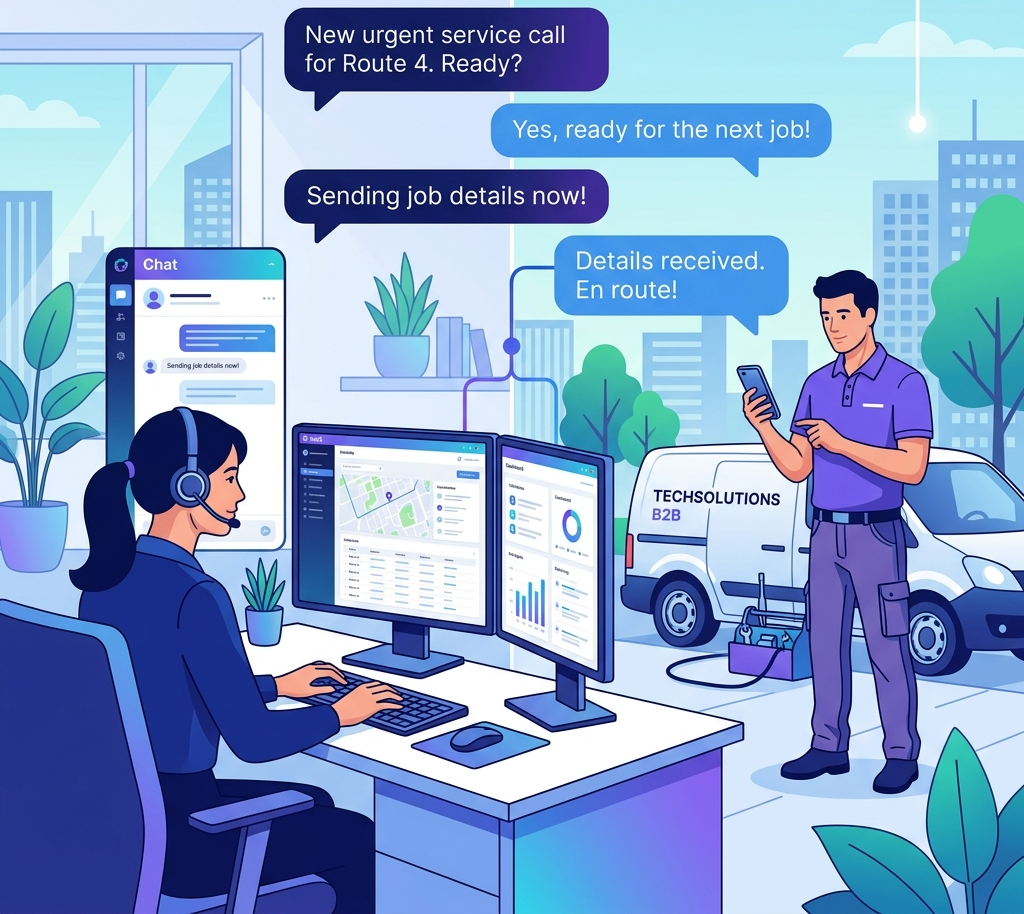 Technician Chat Feature Overview Technician Chat Feature